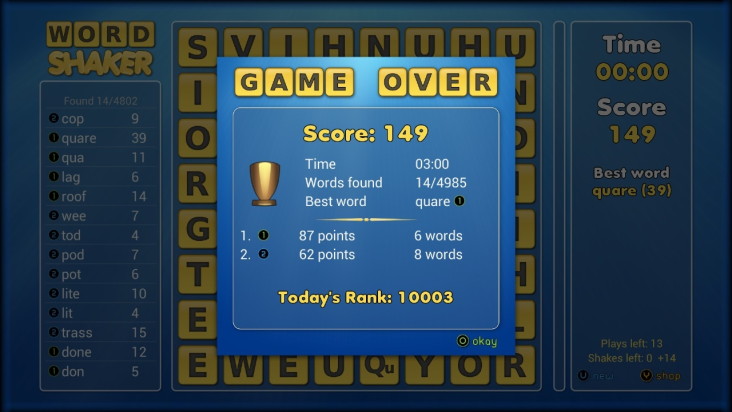 Word Shaker screenshot