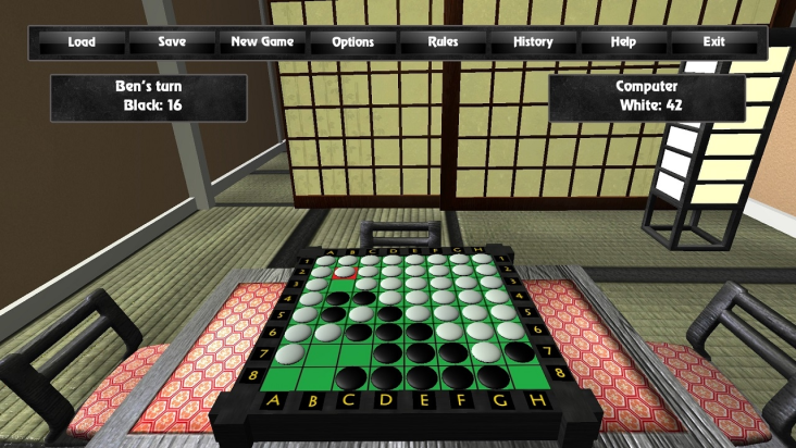 3D Reversi for OUYA screenshot