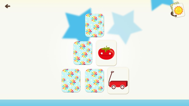 Kids Color and Shape Card Matching screenshot