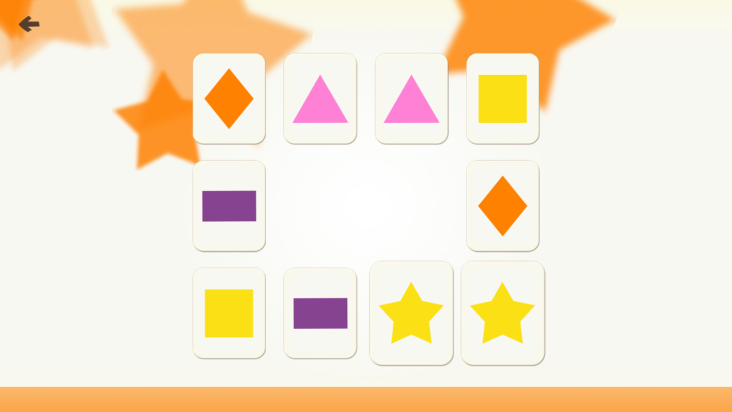 Kids Color and Shape Card Matching screenshot