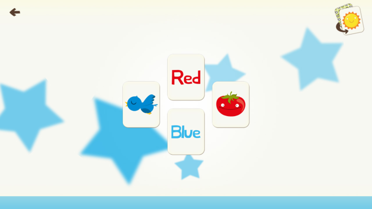 Kids Color and Shape Card Matching screenshot