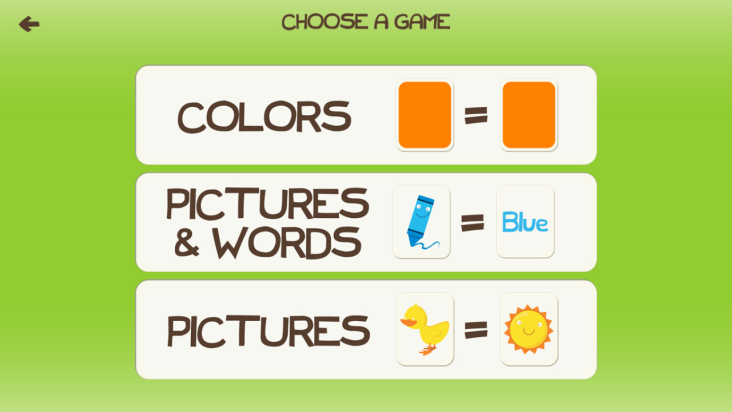 Kids Color and Shape Card Matching screenshot