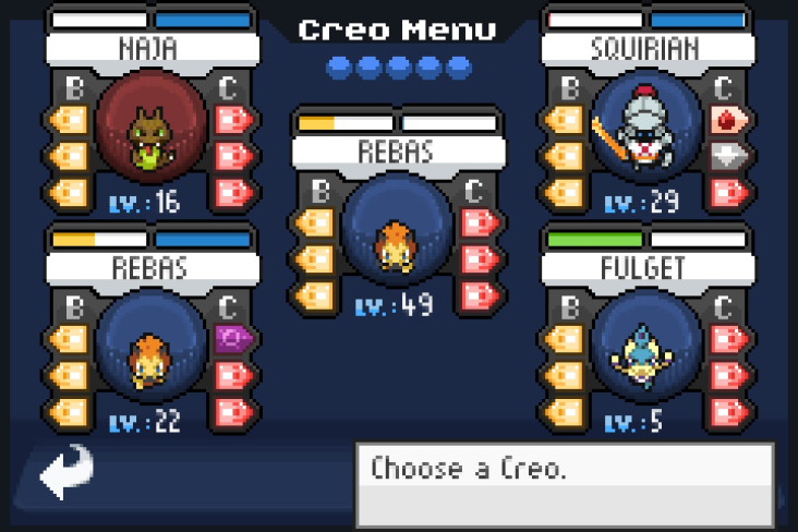 EvoCreo - Console Edition screenshot
