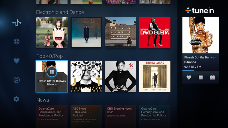 TuneIn Radio screenshot