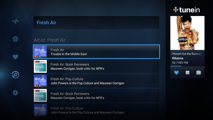 TuneIn Radio screenshot