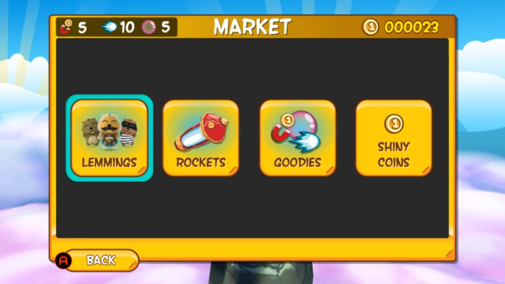 Lemming Rampage 2 screenshot