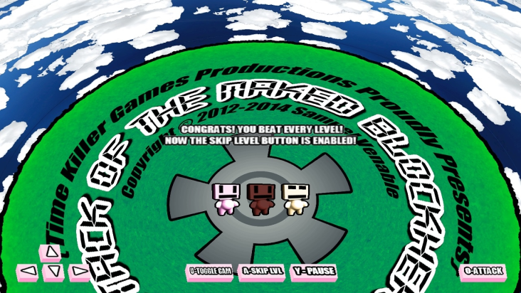 Attack of the Naked Blockheads 3D screenshot