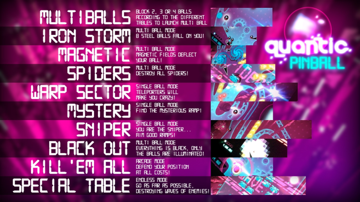Quantic Pinball screenshot
