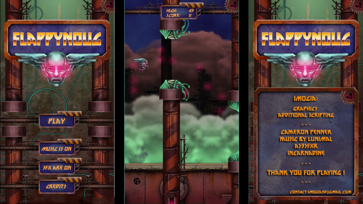 Flappynoug Ouya screenshot