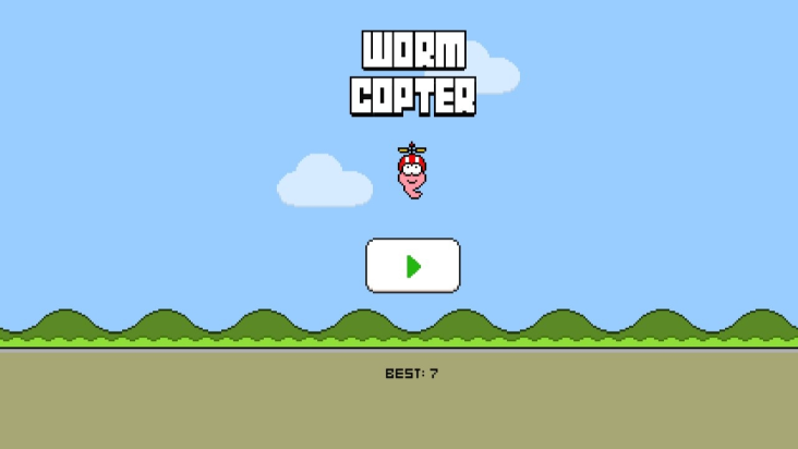Worm Copter screenshot