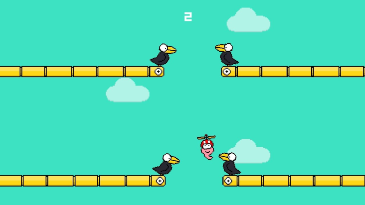 Worm Copter screenshot
