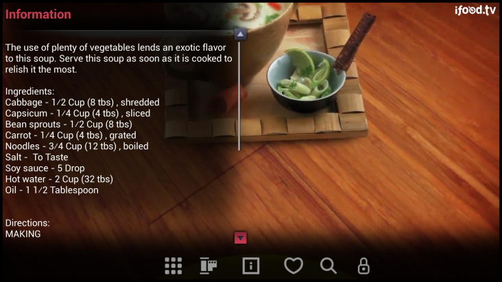 iFood.tv screenshot