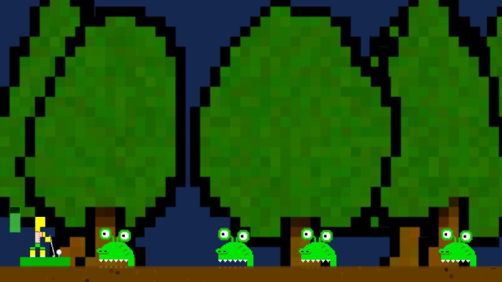 Platdude in Swamp Golf screenshot