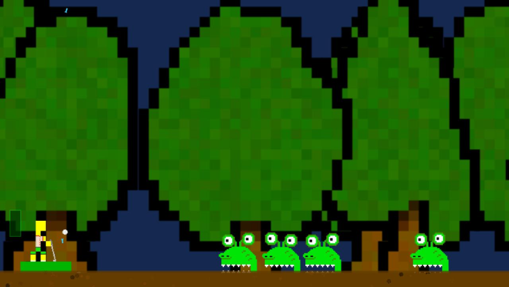 Platdude in Swamp Golf screenshot