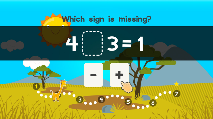 123 Animal First Grade Math Games for Kids screenshot