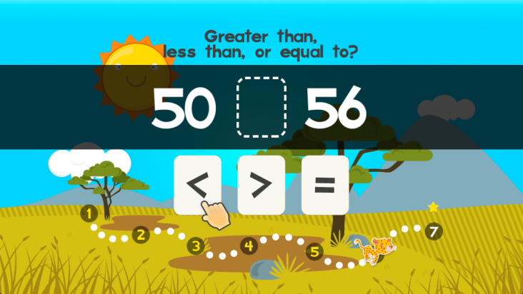 123 Animal First Grade Math Games for Kids screenshot