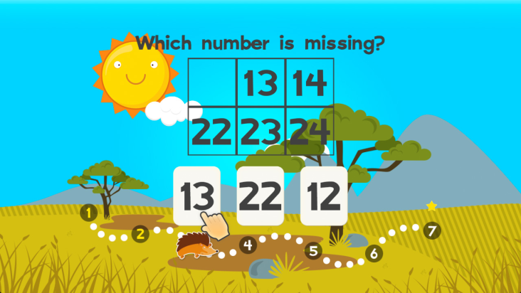 123 Animal First Grade Math Games for Kids screenshot
