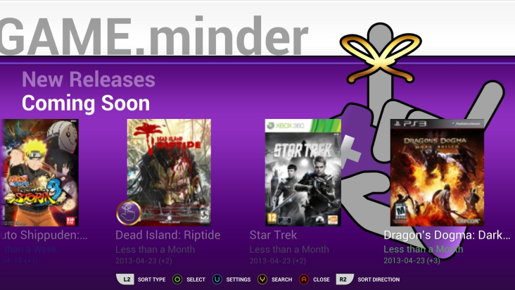 GAME.minder screenshot