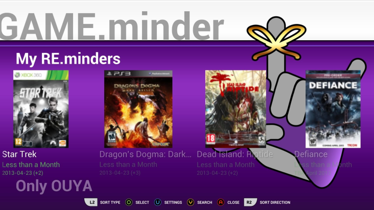 GAME.minder screenshot
