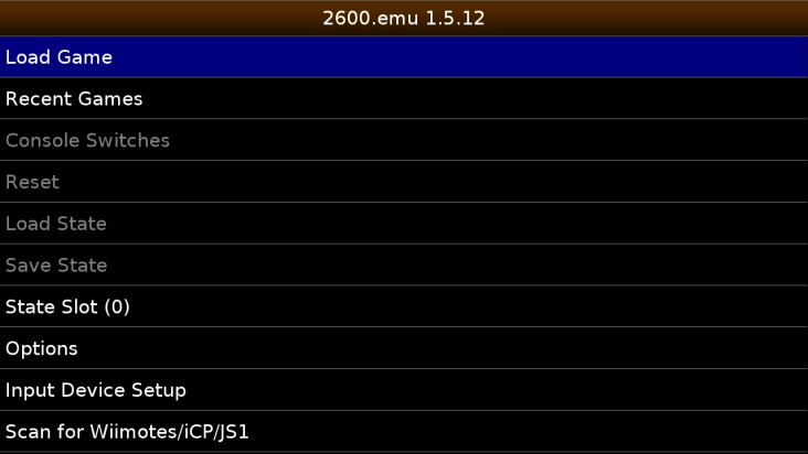 2600.emu screenshot