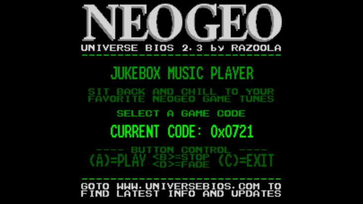 NEO.emu screenshot
