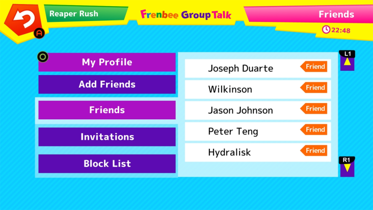 Frenbee GroupTalk screenshot