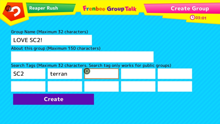 Frenbee GroupTalk screenshot