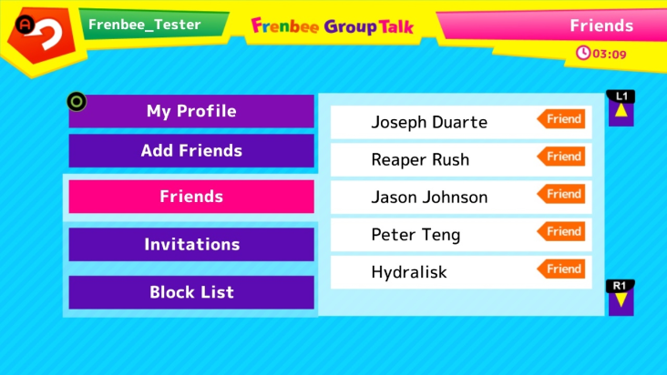 Frenbee GroupTalk screenshot