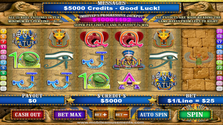 Egypt Reels of Luxor FREE screenshot