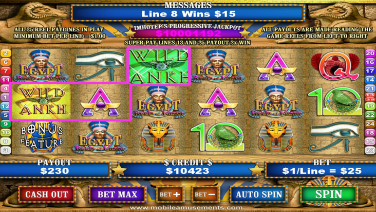 Egypt Reels of Luxor FREE screenshot