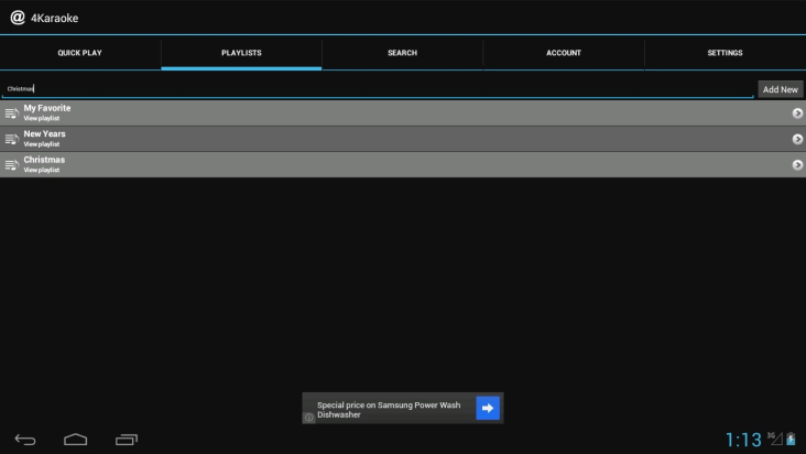 FourKaraoke for OUYA screenshot