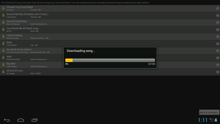 FourKaraoke for OUYA screenshot