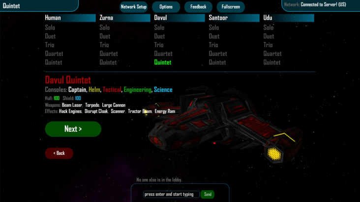 Quintet screenshot