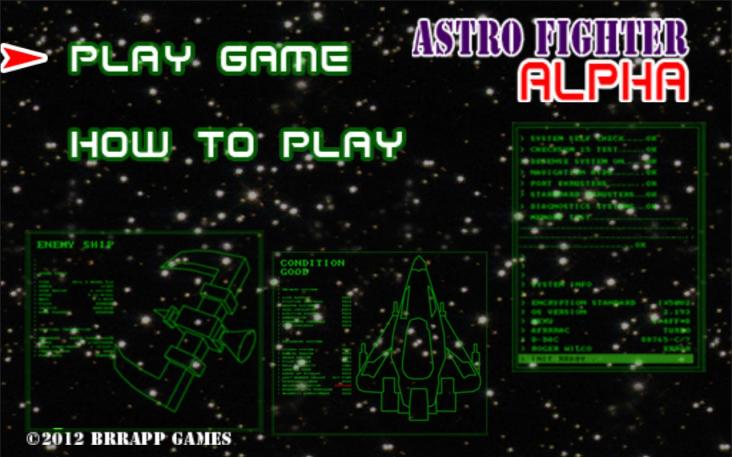 Astro Fighter Alpha screenshot