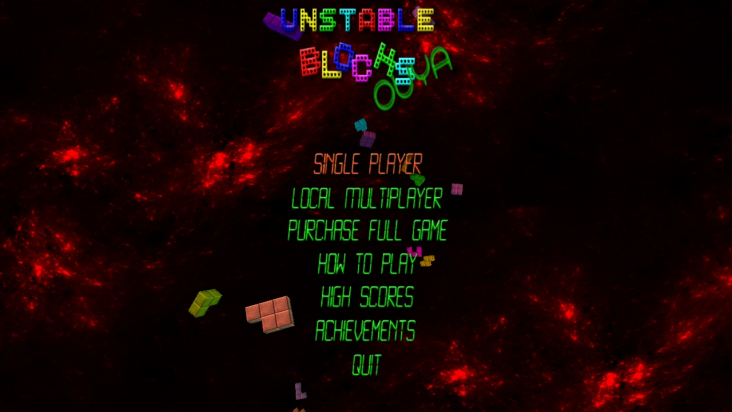 Unstable Blocks screenshot