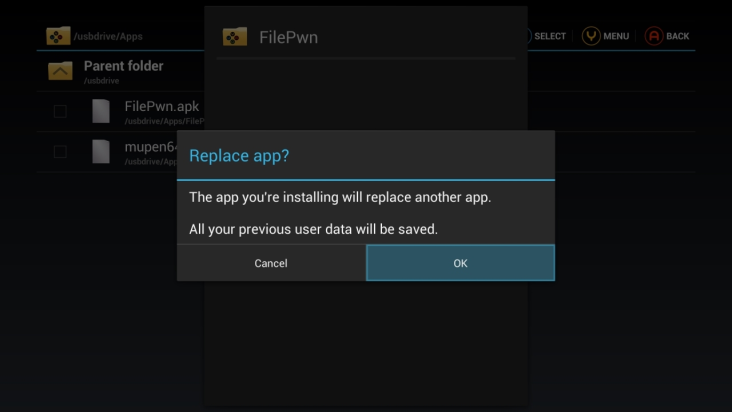 FilePwn screenshot