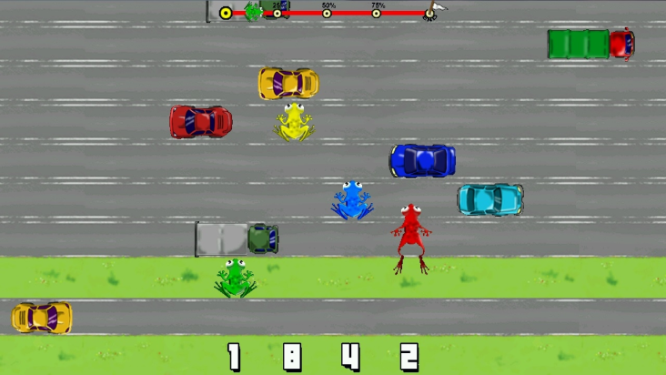 PiX Frogger screenshot
