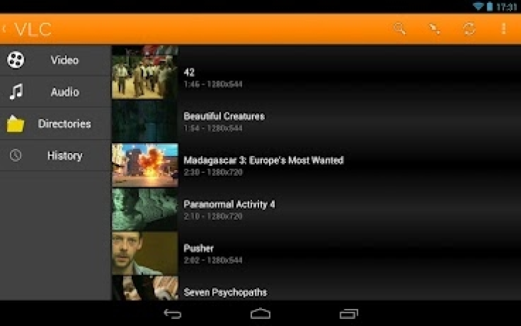 VLC Media Player For OUYA screenshot