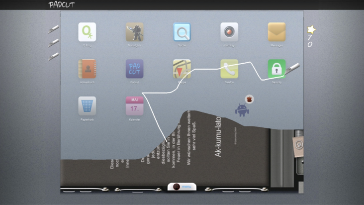 Padcut screenshot