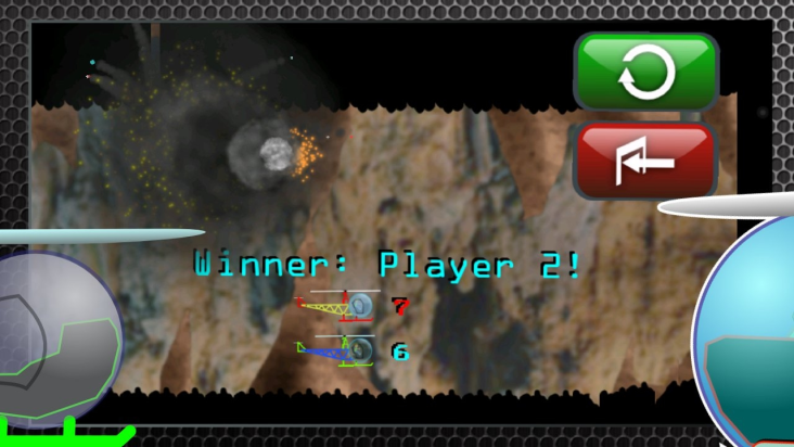 Helicopter. Escape the cave screenshot
