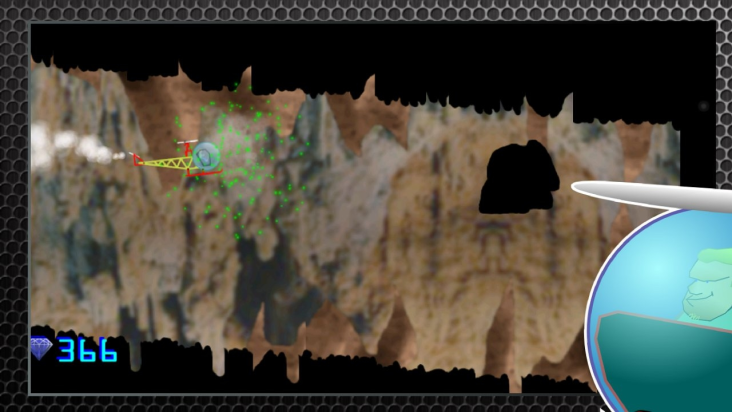 Helicopter. Escape the cave screenshot