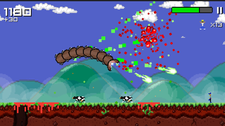 Super Mega Worm screenshot