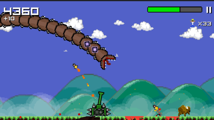 Super Mega Worm screenshot