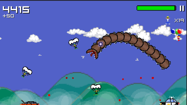 Super Mega Worm screenshot
