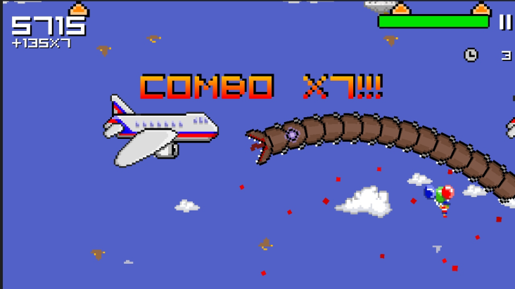 Super Mega Worm screenshot