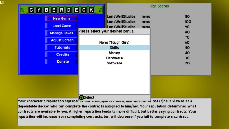 CyberDeck screenshot