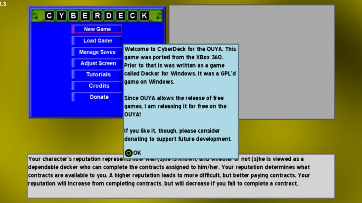 CyberDeck screenshot