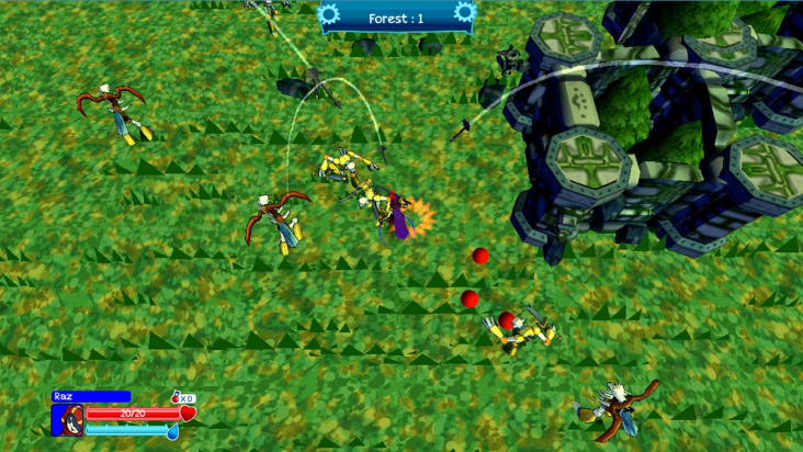 Questria: Rise Of The Robot Skullfaces screenshot