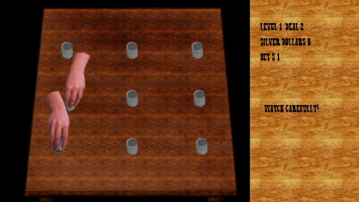 Thimblerigger screenshot