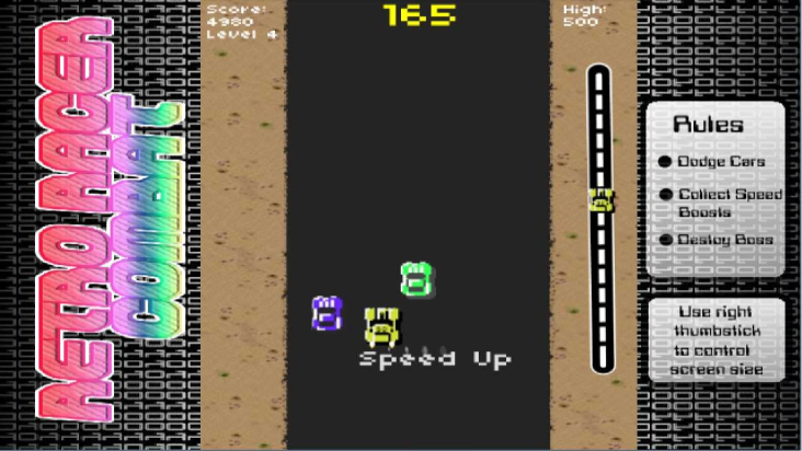 Retro Racer Combat screenshot